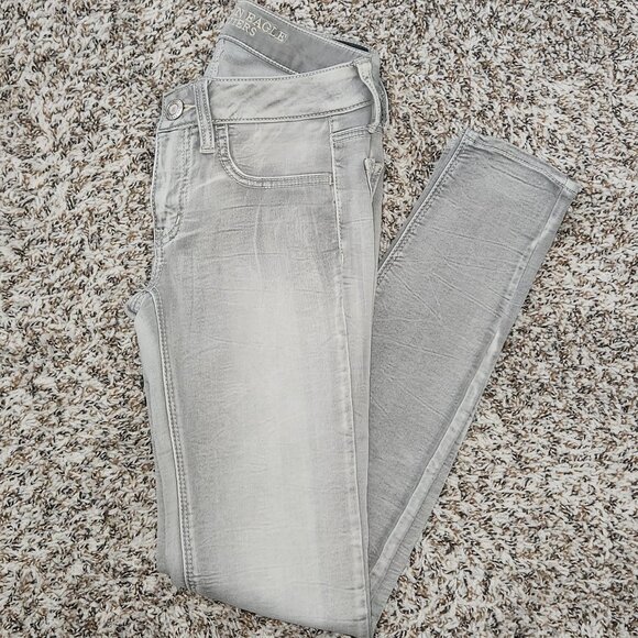 American Eagle Outfitters Women’s Grey Jeggings – Size 00 - Picture 5 of 11